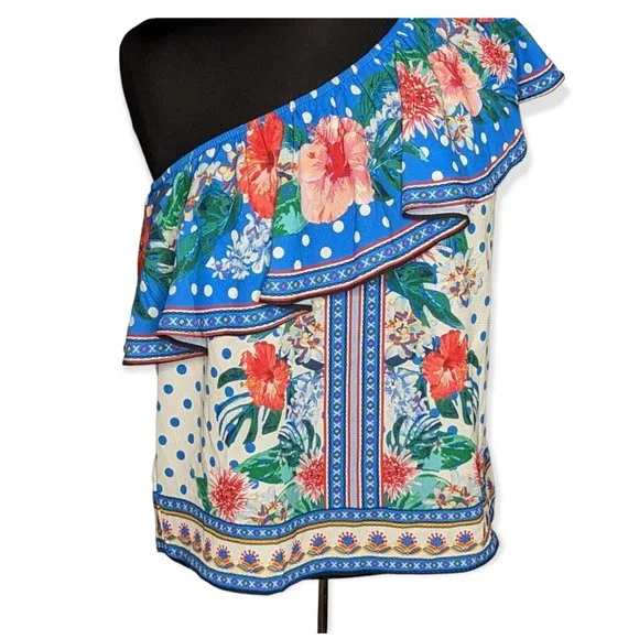 Flying Tomato One Shoulder Top Size Small - Picture 3 of 9